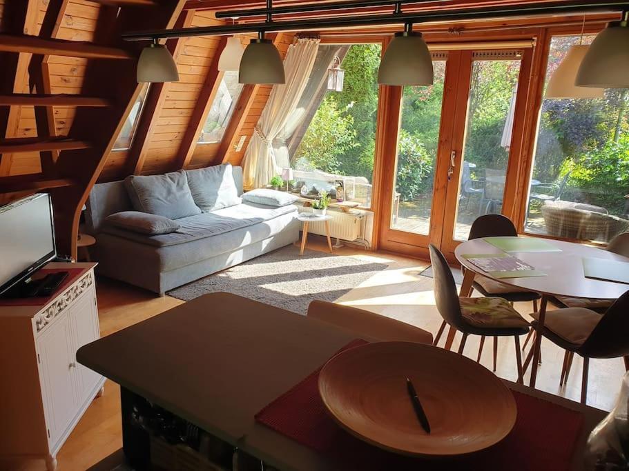 Faßberg Nurdachhaus Mit Kaminofen Und Grossem Grundstueckヴィラ エクステリア 写真